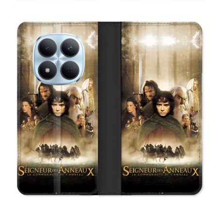 Housse Cuir Portefeuille Pour Xiaomi Redmi Note 15 Pro 5G Le seigneur Des Anneaux Affiche
