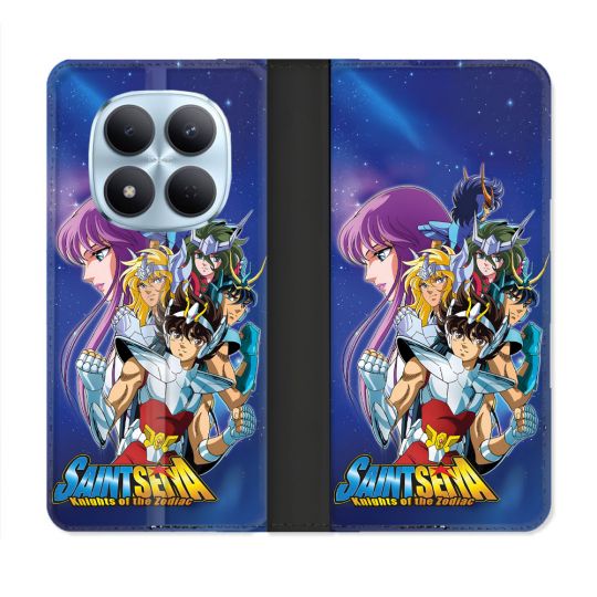 Housse Cuir Portefeuille Pour Xiaomi Redmi Note 15 Pro 5G Les Chevaliers Du Zodiaque