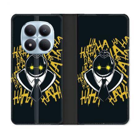Housse Cuir Portefeuille Pour Xiaomi Redmi Note 15 Pro 5G Manga Assassination Classroom Kuro Noir