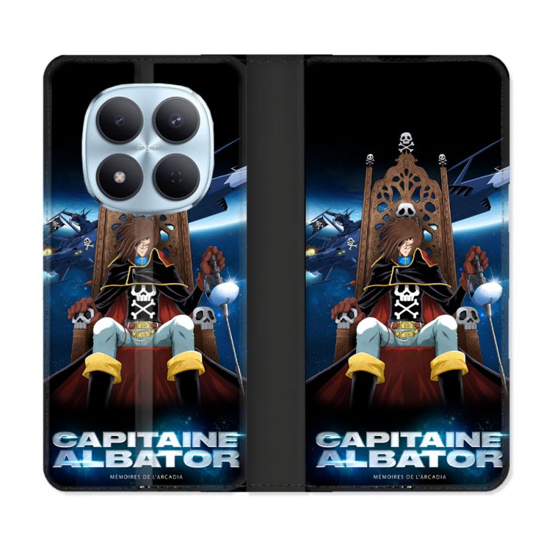 Housse Cuir Portefeuille Pour Xiaomi Redmi Note 15 Pro 5G Manga Capitaine Albator