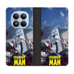 Housse Cuir Portefeuille Pour Xiaomi Redmi Note 15 Pro 5G Manga Chainsaw Man Denji