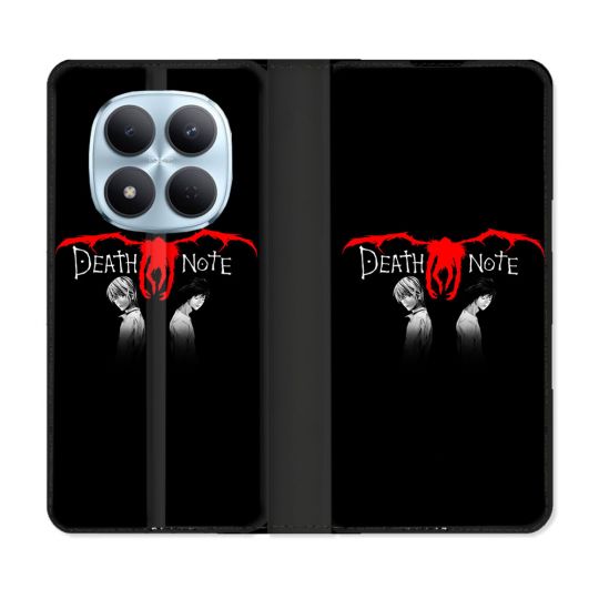 Housse Cuir Portefeuille Pour Xiaomi Redmi Note 15 Pro 5G Manga Death Note Noir