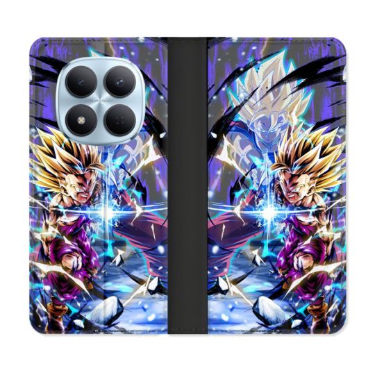 Housse Cuir Portefeuille Pour Xiaomi Redmi Note 15 Pro 5G Manga Dragon Ball Sangohan Duo