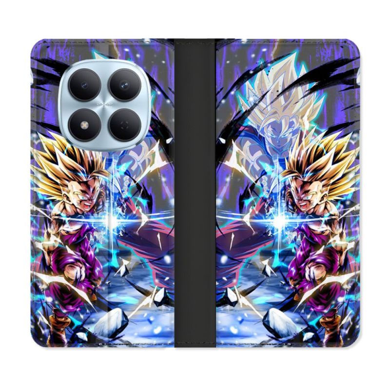 Housse Cuir Portefeuille Pour Xiaomi Redmi Note 15 Pro 5G Manga Dragon Ball Sangohan Duo
