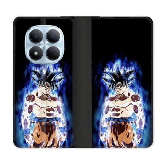 Housse Cuir Portefeuille Pour Xiaomi Redmi Note 15 Pro 5G Manga Dragon Ball Sangoku Noir