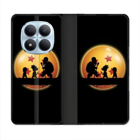 Housse Cuir Portefeuille Pour Xiaomi Redmi Note 15 Pro 5G Manga Dragon Ball Vintage