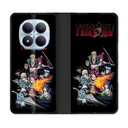 Housse Cuir Portefeuille Pour Xiaomi Redmi Note 15 Pro 5G Manga Fairy Tail Logo Team