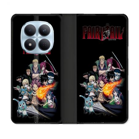 Housse Cuir Portefeuille Pour Xiaomi Redmi Note 15 Pro 5G Manga Fairy Tail Logo Team