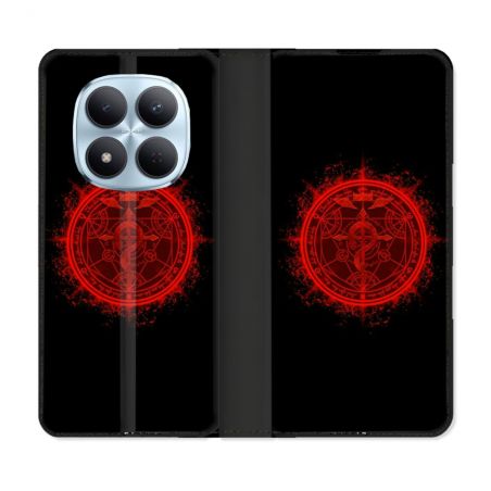 Housse Cuir Portefeuille Pour Xiaomi Redmi Note 15 Pro 5G Manga Fullmetal Alchemist Logo