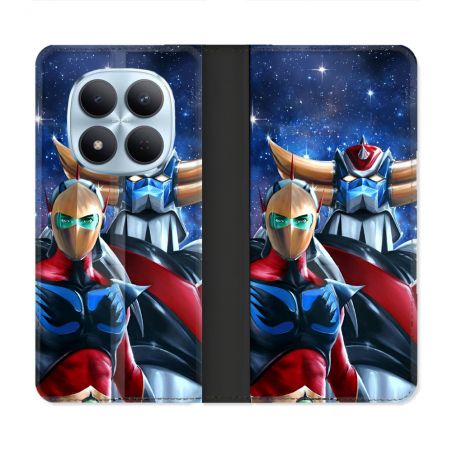 Housse Cuir Portefeuille Pour Xiaomi Redmi Note 15 Pro 5G Manga Goldorak