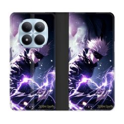 Housse Cuir Portefeuille Pour Xiaomi Redmi Note 15 Pro 5G Manga Jujutsu Kaisen Gojo Saturo