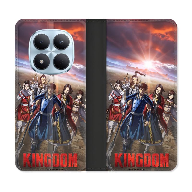 Housse Cuir Portefeuille Pour Xiaomi Redmi Note 15 Pro 5G Manga Kingdom Affiche