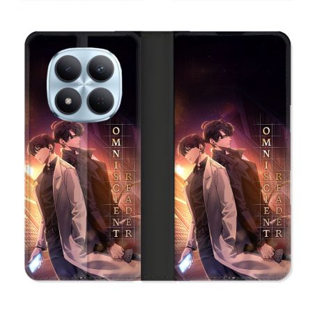 Housse Cuir Portefeuille Pour Xiaomi Redmi Note 15 Pro 5G Manga Lecteur Omniscient Affiche