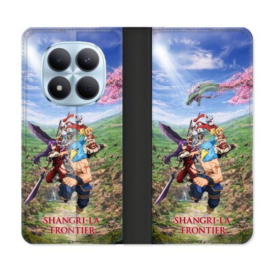 Housse Cuir Portefeuille Pour Xiaomi Redmi Note 15 Pro 5G Manga Manga Shangri La Frontier Affiche