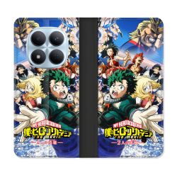 Housse Cuir Portefeuille Pour Xiaomi Redmi Note 15 Pro 5G Manga My Hero Academia Affiche