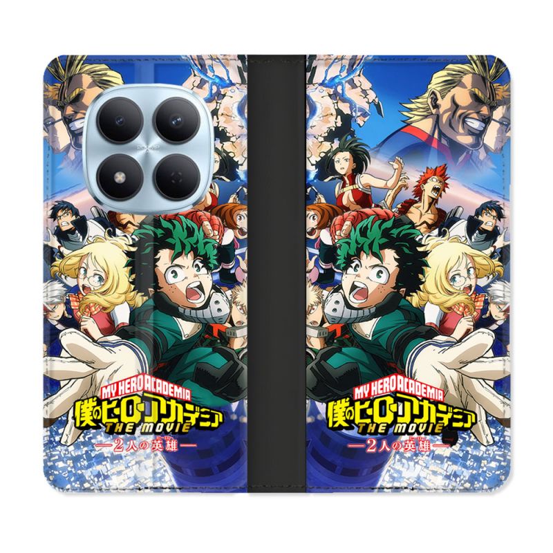Housse Cuir Portefeuille Pour Xiaomi Redmi Note 15 Pro 5G Manga My Hero Academia Affiche