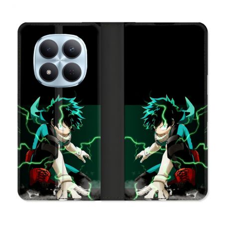 Housse Cuir Portefeuille Pour Xiaomi Redmi Note 15 Pro 5G Manga My Hero Academia Deku
