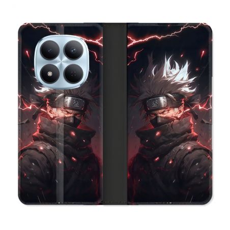 Housse Cuir Portefeuille Pour Xiaomi Redmi Note 15 Pro 5G Manga Naruto Kakashi Dark