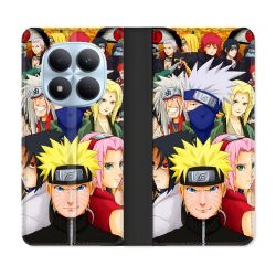 Housse Cuir Portefeuille Pour Xiaomi Redmi Note 15 Pro 5G Manga Naruto Team