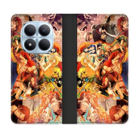 Housse Cuir Portefeuille Pour Xiaomi Redmi Note 15 Pro 5G Manga One Piece Nakama