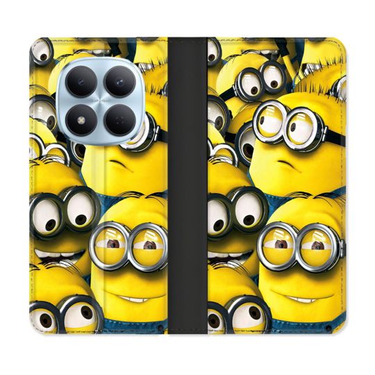 Housse Cuir Portefeuille Pour Xiaomi Redmi Note 15 Pro 5G Minions Groupe