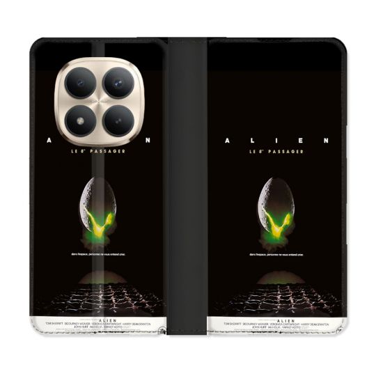 Housse Cuir Portefeuille Pour Xiaomi Redmi Note 15 Pro Plus 5G Alien Affiche