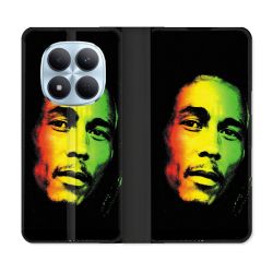 Housse Cuir Portefeuille Pour Xiaomi Redmi Note 15 Pro 5G Musique Bob Marley 2