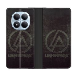 Housse Cuir Portefeuille Pour Xiaomi Redmi Note 15 Pro 5G Musique Rock Linkin Park