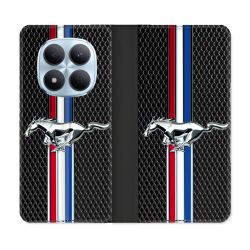 Housse Cuir Portefeuille Pour Xiaomi Redmi Note 15 Pro 5G Mustang