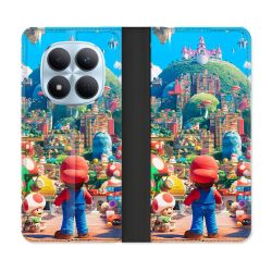 Housse Cuir Portefeuille Pour Xiaomi Redmi Note 15 Pro 5G Nintendo World