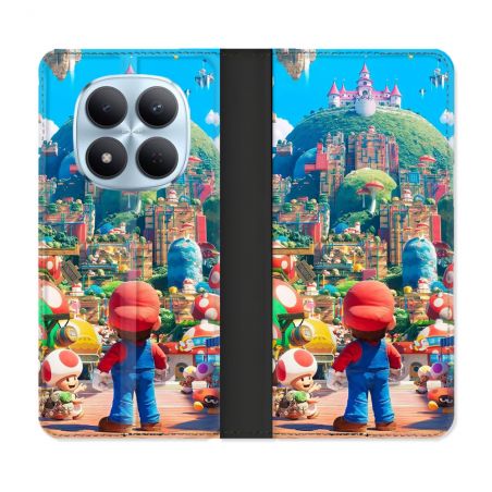 Housse Cuir Portefeuille Pour Xiaomi Redmi Note 15 Pro 5G Nintendo World