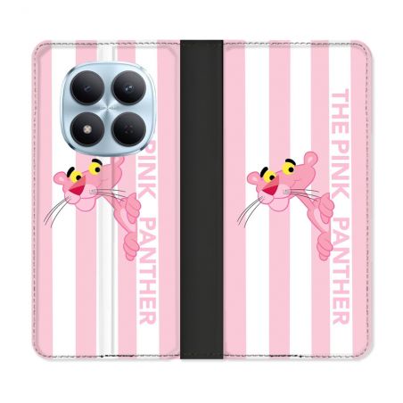 Housse Cuir Portefeuille Pour Xiaomi Redmi Note 15 Pro 5G Panthere Rose