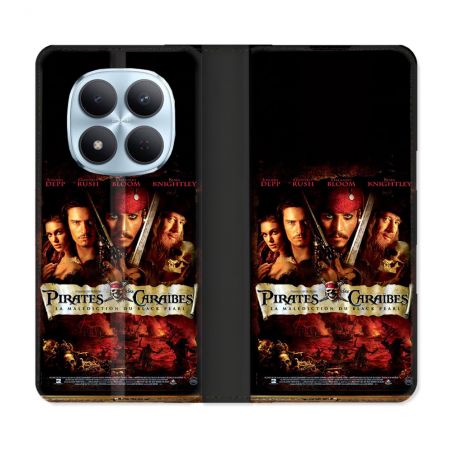 Housse Cuir Portefeuille Pour Xiaomi Redmi Note 15 Pro 5G Pirate Des Caraibes