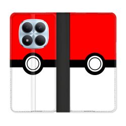 Housse Cuir Portefeuille Pour Xiaomi Redmi Note 15 Pro 5G Pokemon Pokeball