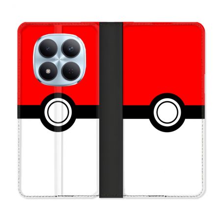 Housse Cuir Portefeuille Pour Xiaomi Redmi Note 15 Pro 5G Pokemon Pokeball