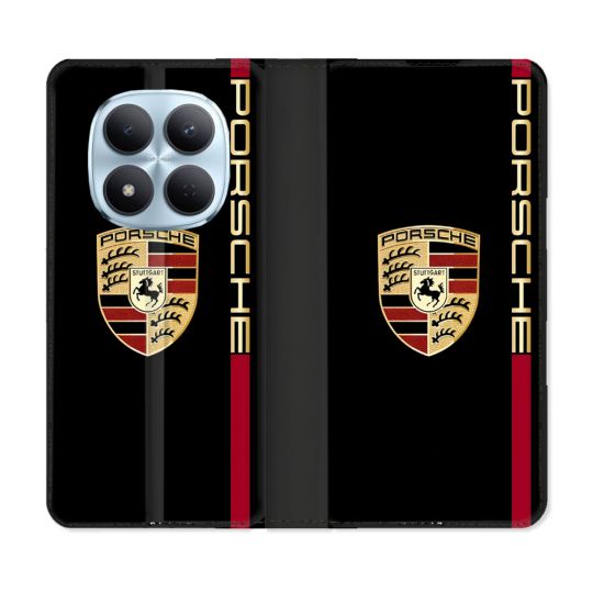 Housse Cuir Portefeuille Pour Xiaomi Redmi Note 15 Pro 5G Porsche Line