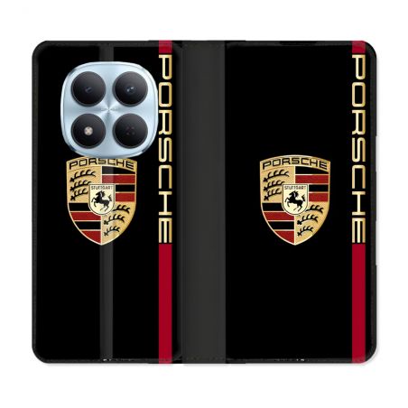 Housse Cuir Portefeuille Pour Xiaomi Redmi Note 15 Pro 5G Porsche Line