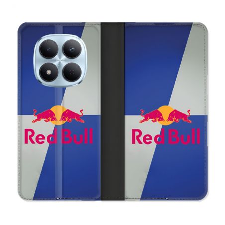 Housse Cuir Portefeuille Pour Xiaomi Redmi Note 15 Pro 5G Red Bull Classique
