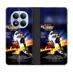 Housse Cuir Portefeuille Pour Xiaomi Redmi Note 15 Pro 5G Retour Vers Le Futur Affiche