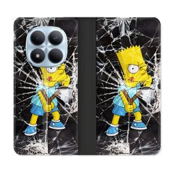 Housse Cuir Portefeuille Pour Xiaomi Redmi Note 15 Pro 5G Simpson Bart