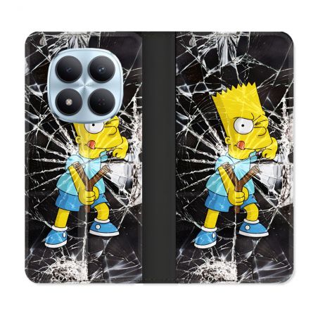 Housse Cuir Portefeuille Pour Xiaomi Redmi Note 15 Pro 5G Simpson Bart