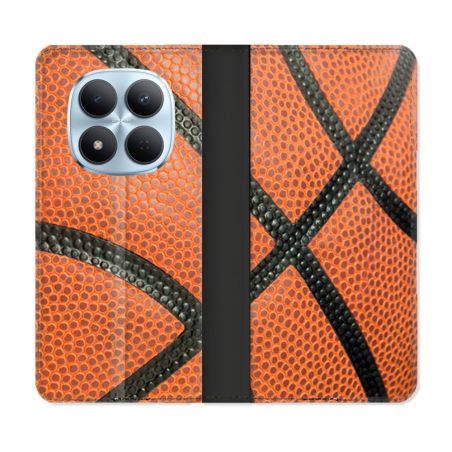 Housse Cuir Portefeuille Pour Xiaomi Redmi Note 15 Pro 5G Sport Ballon Basket
