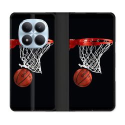 Housse Cuir Portefeuille Pour Xiaomi Redmi Note 15 Pro 5G Sport Basket Panier