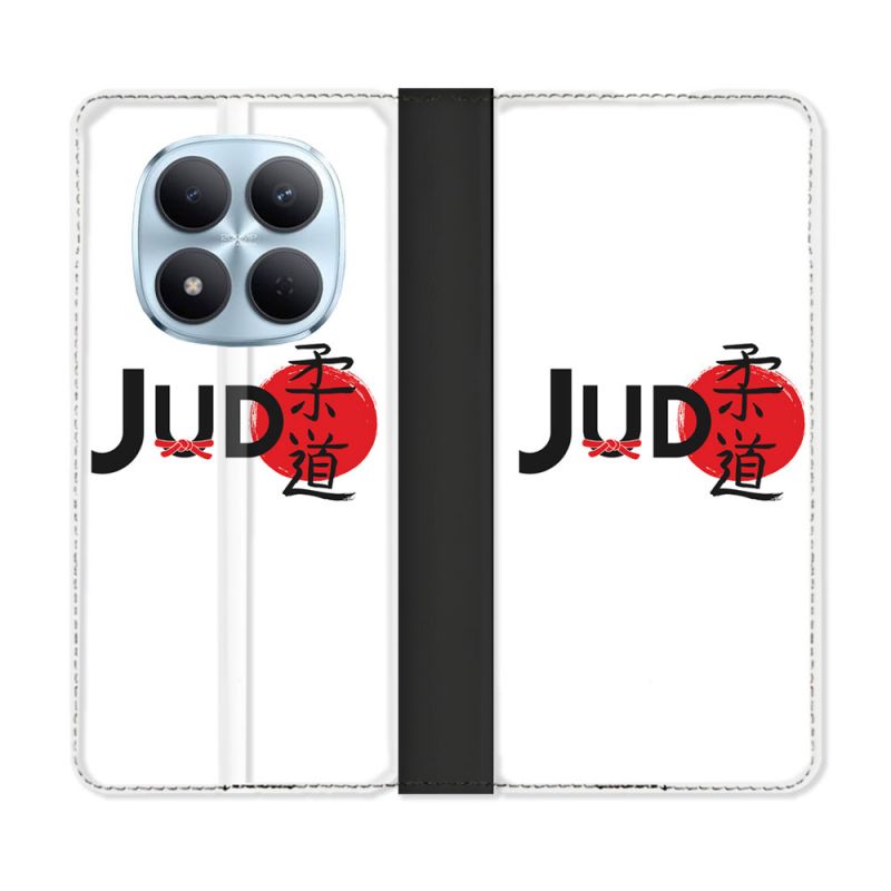 Housse Cuir Portefeuille Pour Xiaomi Redmi Note 15 Pro 5G Sport Judo Logo