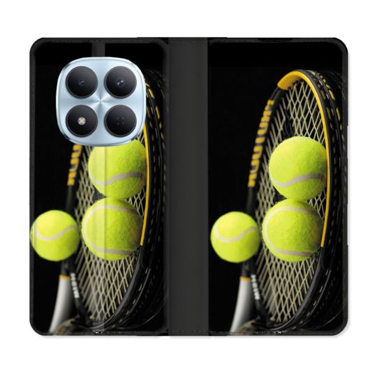 Housse Cuir Portefeuille Pour Xiaomi Redmi Note 15 Pro 5G Sport Tennis Balls
