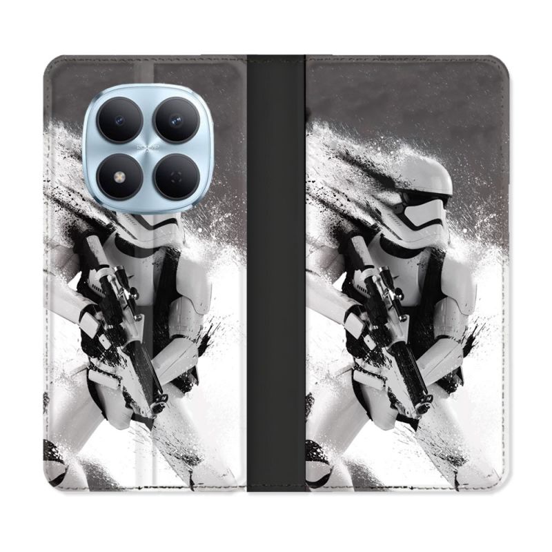 Housse Cuir Portefeuille Pour Xiaomi Redmi Note 15 Pro 5G Star Wars - Trooper