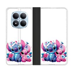 Housse Cuir Portefeuille Pour Xiaomi Redmi Note 15 Pro 5G Stitch Love
