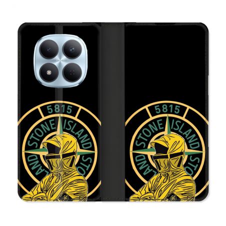 Housse Cuir Portefeuille Pour Xiaomi Redmi Note 15 Pro 5G Stone Island Color