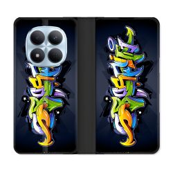 Housse Cuir Portefeuille Pour Xiaomi Redmi Note 15 Pro 5G Street Art Graffiti