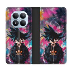 Housse Cuir Portefeuille Pour Xiaomi Redmi Note 15 Pro 5G Street Art Sangoku